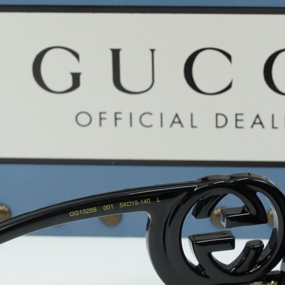 Gucci GG1325S 001 Square Sunglasses - Black